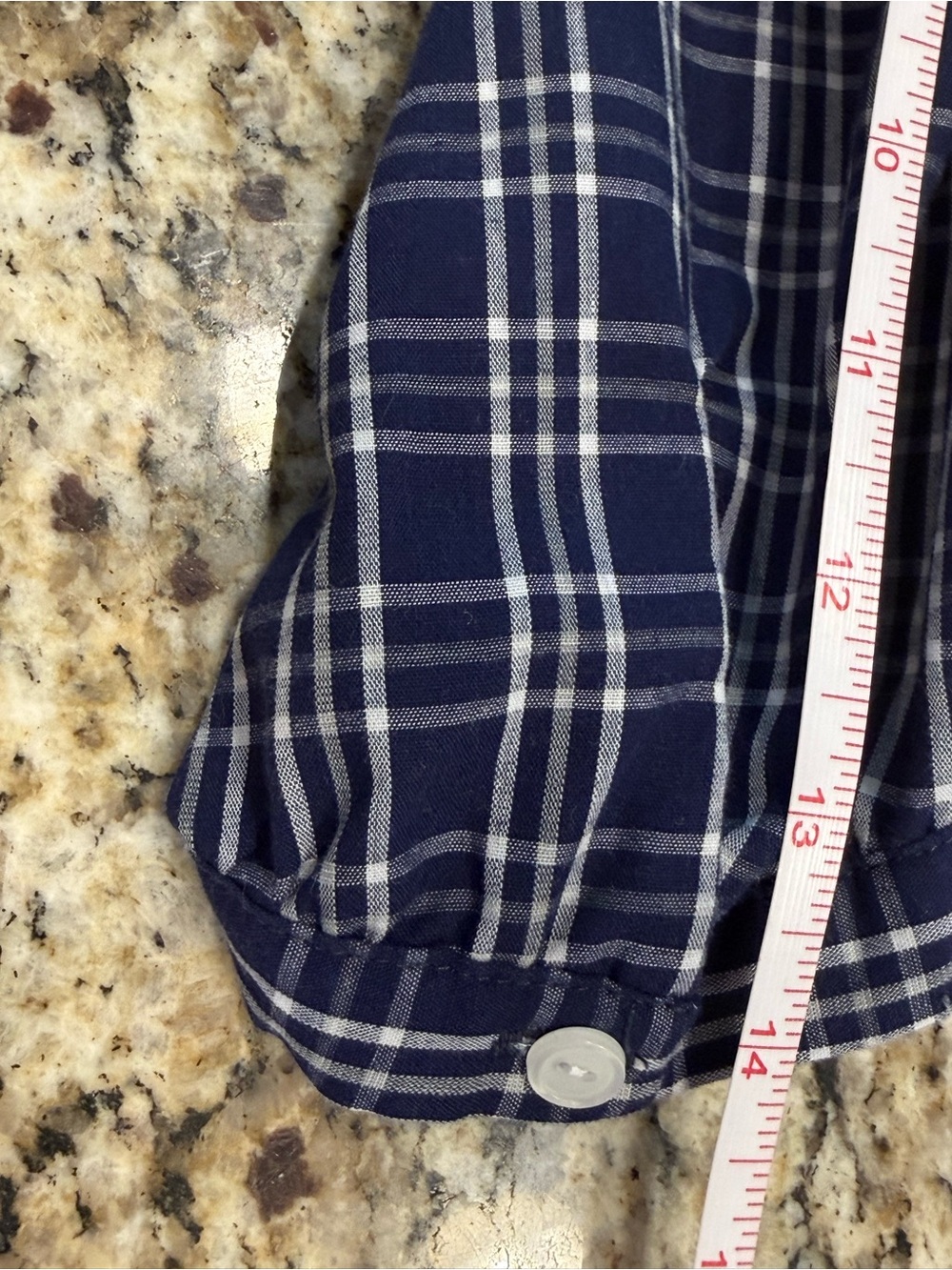 Silence + Noise western midi dress blue white plaid SZ SM - Picture 10 of 12